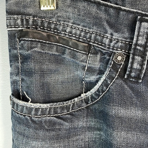 SILVER Grayson Heritage Relaxed Jeans Blue Dark Wash Straight Leg Size 31 - Picture 5 of 13